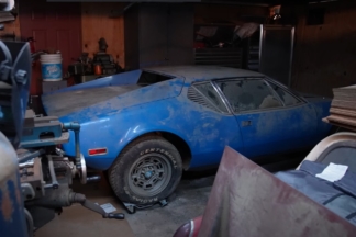 Encuentran un De Tomaso Pantera abandonado durante 46 años en un garaje De Tomaso Pantera abandonado