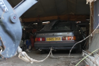 Rescata un Ford Sierra 4x4 que estaba abandonado en un granero Ford Sierra 4x4 abandonado