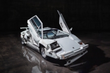 A subasta el Lamborghini Countach destrozado de 'El lobo de Wall Street' Lamborghini Countach destrozado El lobo de Wall Street