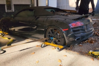 Rescatan este Audi R8 Spyder abandonado durante años Audi R8 Spyder abandonado