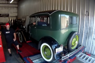 VÍDEO: Un Ford Model T de 1915 en un banco de potencia, ¿qué potencia tendrá? Ford Model T banco potencia