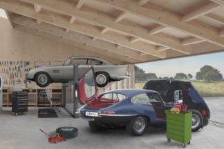 Este sería el garaje perfecto de cualquier amante del motor, según un estudio Garaje perfecto
