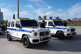 La Policía de Chechenia añade dos Mercedes-AMG G 63 a su flota de coches patrulla coches policia chechenia