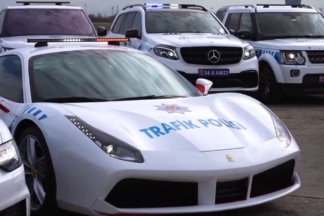 La Policía turca incauta varios superdeportivos para su flota de coches patrulla coches policia turca