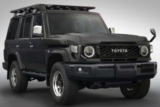 Toyota Land Cruiser 70 negro mate, un one-off para celebrar el 40º aniversario del legendario 4x4 Toyota Land Cruiser 70 negro mate