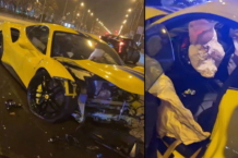 Investigado el conductor de un Ferrari 488 GTB tras chocar borracho contra un árbol en el centro de Madrid accidente ferrari 488 gtb madrid