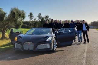 Mate Rimac prueba en Nardò el prototipo del Bugatti W16 Mistral mate rimac prueba bugatti w16 mistral