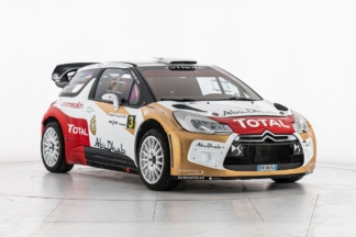 Dani Sordo y Sébastien Loeb pilotaron este Citroën DS3 WRC de 2009 que ahora se subasta subasta citroen ds3 wrc 2009