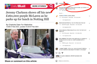 Jeremy Clarkson llama idiotas a los periodistas que publicaron que se había comprado un McLaren de 300.000 euros jeremy clarkson llama idiotas periodistas