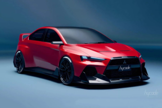 El Mitsubishi Lancer Evo XI no va llegar y este render solo nos hace desearlo aún más render mitsubishi lancer evo xi