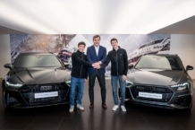 Marc y Álex Márquez reciben sus nuevos coches, un Audi RS 6 Avant Performance para el mayor y un RS 4 Avant para el pequeño marquez audi