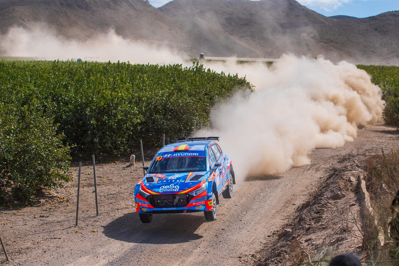 Pepe López en el Rallye de Lorca 2024