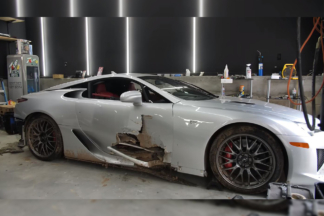 La reparación de este Lexus LFA podría costar hasta medio millón reparacion lexus lfa