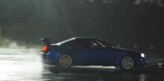 ‘Otra noche en Tokio’ de Lewis Hamilton al volante de un Nissan Skyline GT-R R34 Lewis Hamilton Nissan Slyline GT-R R34 Tokio