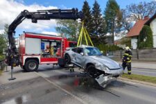 Porsche 993 Turbo cae río