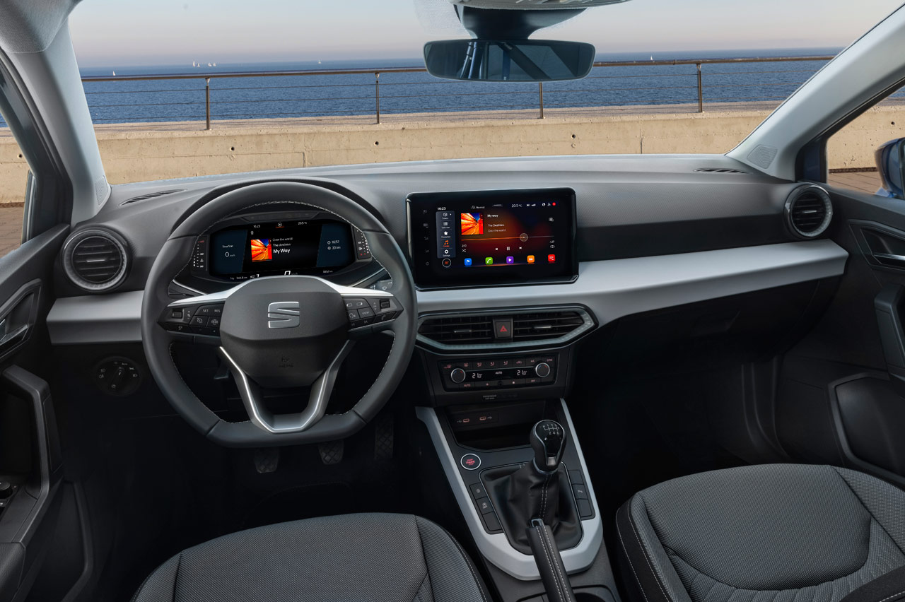 interior del SEAT Ibiza Marina Pack 1.0 TSI de 115 CV