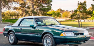 Ford Mustang Fox Body 7Up Edition (1990), la edición especial con nombre de bebida gaseosa Ford Mustang Fox Body 7Up Edition