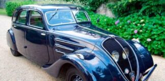Ponen en venta un Peugeot 402 Limousine que Hitler regaló a Franco Peugeot 402 Limousine Hitler regaló a Franco