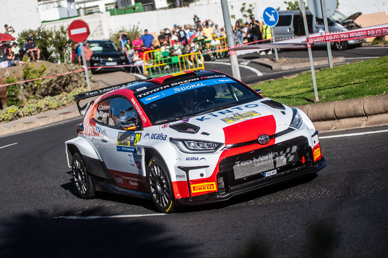 Alejandro Cachón en el Rallye Islas Canarias 2024