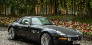 Así luce en vivo el único BMW Z8 con techo de doble burbuja del mundo BMW Z8