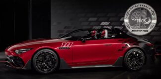 El Mercedes-AMG PureSpeed es el primer modelo de la serie Mythos Mercedes-AMG PureSpeed