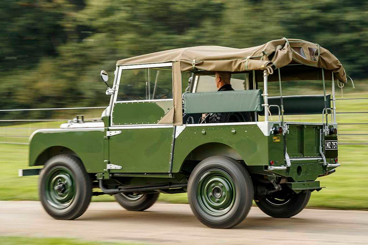 prueba del Land Rover Series I