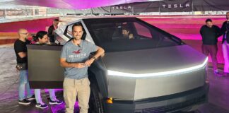 Nos subimos al Tesla Cybertruck, la monstruosidad yanqui, y estas son nuestras primeras impresiones prueba tesla cybertruck estático