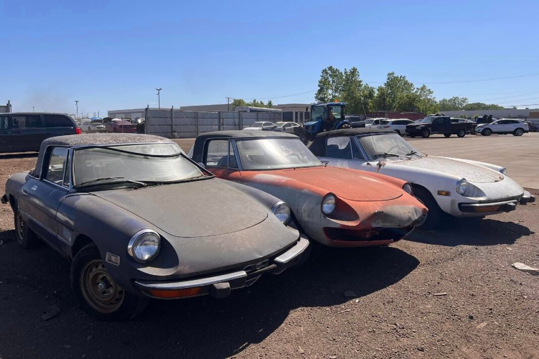 Alfa Romeo clásicos abandonados
