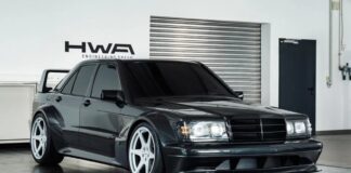 HWA EVO, el restomod del Mercedes 190E 2.5-16 EVO con un V6 biturbo de hasta 500 CV HWA Mercedes 190E 2.5-16 EVO