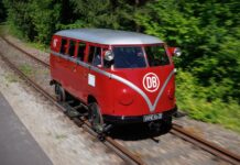 Klv-20, el autobús ferroviario basado en el Volkswagen T1 Bulli Klv-20 Volkswagen T1 Bulli
