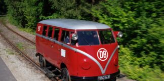 Klv-20, el autobús ferroviario basado en el Volkswagen T1 Bulli Klv-20 Volkswagen T1 Bulli