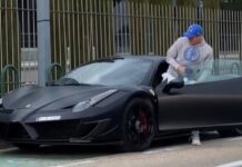 Toni Kroos se deja ver por Madrid con su espectacular Ferrari 488 GTB Toni Kroos Ferrari