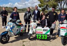 Valerio Boni bate el Récord Guinness a la mayor distancia recorrida con una Vespa Special de 1979 en el circuito de Terramar Valerio Boni Vespa Special