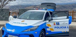 El tercer eléctrico más vendido en España es elegido para ser coche de Policía MG4 Electric policia