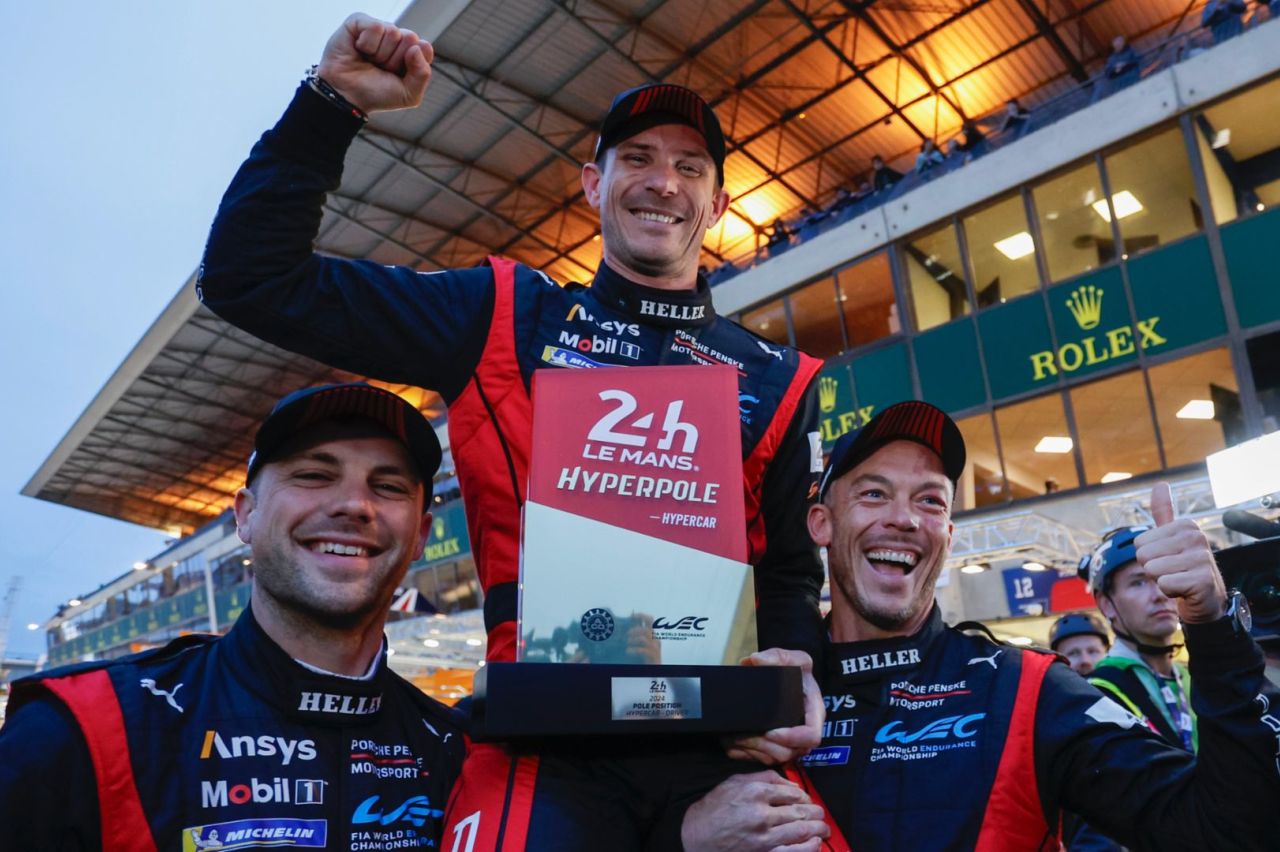 kevin estre hyperpole 24 horas le mans 2024