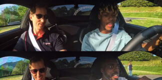 Los hermanos Nico e Iñaki Williams disfrutan en circuito con un Porsche 911 GT3 Touring nico iñaki williams