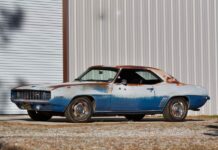 A subasta un Chevrolet Camaro RS Z/28 de Paul Walker sin terminar subasta Chevrolet Camaro RS Z/28 Paul Walker