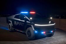 Tesla Cybertruck policía