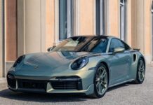 Solo la pintura Urban Bamboo de este Porsche 911 Turbo S vale más que un Porsche Taycan nuevo pintura-urban-bamboo-porsche