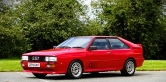 A subasta este Audi UR Quattro 2.2 Turbo RR 20V de 1989 que perteneció al parque de prensa de la marca subasta Audi UR Quattro 2.2 Turbo RR 20V 1989