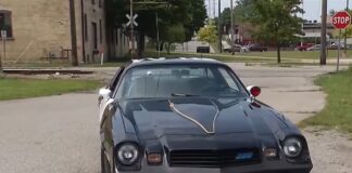 Convierten un Chevrolet Camaro de 1981 en coche de Policía con dinero del narcotráfico chevrolet-camaro-1981-policia-narcotrafico