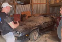 Encuentra un Chevrolet Camaro IROC-Z de 1985 abandonado en un granero durante 23 años chevrolet-camaro-iroc-z-abandonado-23-anos