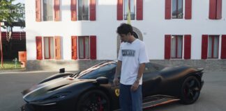 Charles Leclerc presume de Ferrari Daytona SP3 Charles Leclerc Ferrari Daytona SP3