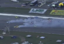 27 coches implicados en el accidente masivo de la NASCAR Accidente NASCAR