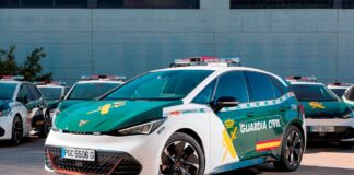 Cupra entrega a la Guardia Civil 84 unidades de su coche eléctrico con hasta 570 kilómetros de autonomía cupra-born-e-boost-guardia-civil