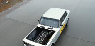 Instalan un motor V16 de motosierras en un Lada lada-motor-v16-motosierra