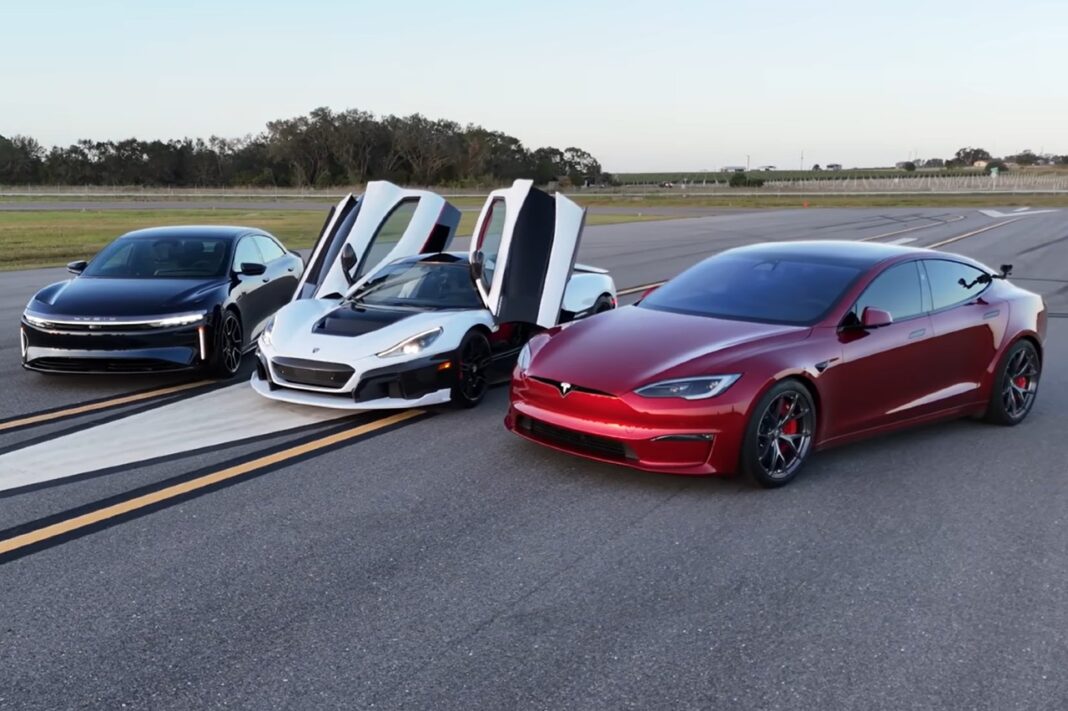 tesla-model-s-plaid-lucid-air-sapphire-rimac-nevera-carrera-aceleracion