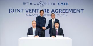 Zaragoza es el sitio elegido por Stellantis para construir una nueva planta de baterías Firma de la fábrica de baterías de Stellantis en Zaragoza