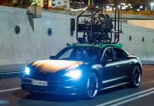 Juego de Ladrones: Pantera, los secretos de los coches utilizados Porsche Taycan Turbo S modificado para la película 'Juego de Ladrones: Pantera'