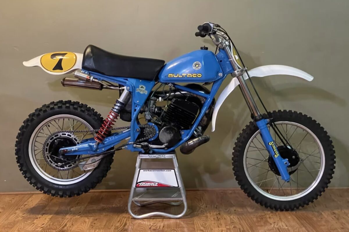 Sale a subasta, en Las Vegas, una Bultaco Long Travel Tribute de